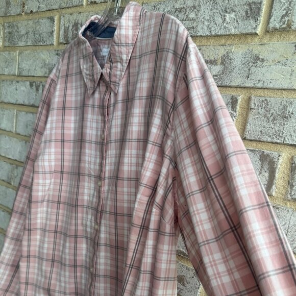 Charter Club Long Sleeve Button Up Collared Plaid Shirt Women's Size 3X - Picture 6 of 8